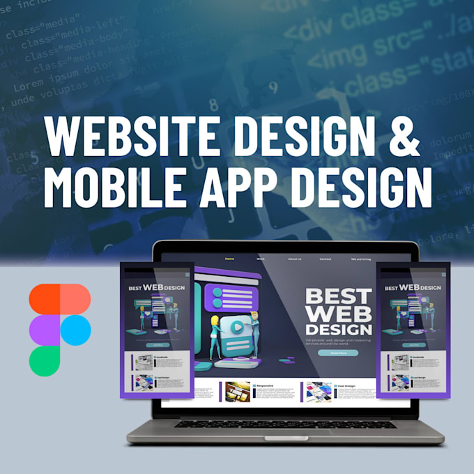 design websites and mobile app in figma