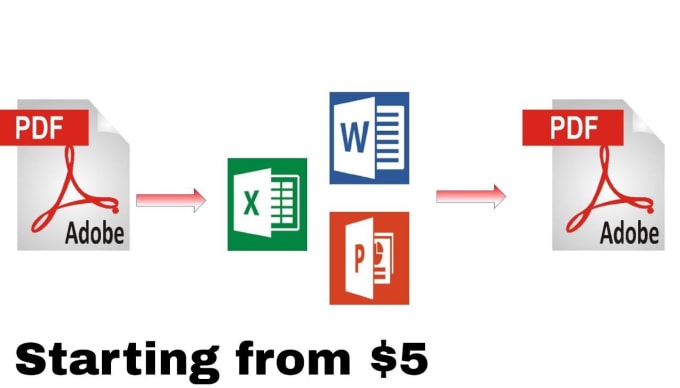 Convert your file to another format pdf, word, excel, ppt by