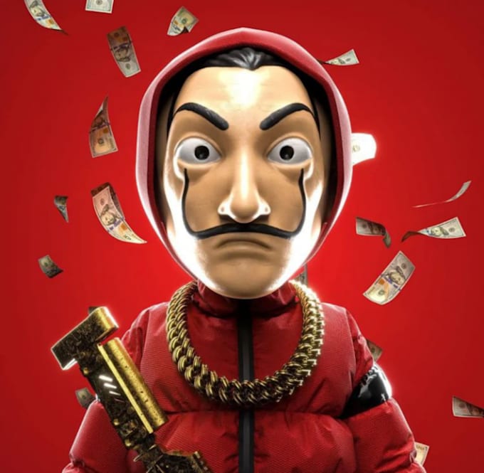 Create 1k, 8k, 10k, nft art 3d nft art design, 3d nft character, nft