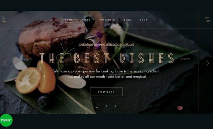 design restaurant, cafe, food ordering, restaurant wordpress website