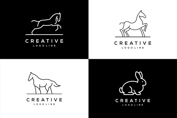 One line logo, line art, simple, minimalist design for all animals by  Veva17 | Fiverr