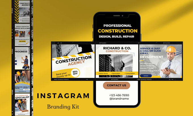design unique 30 instagram posts story canva templates editable