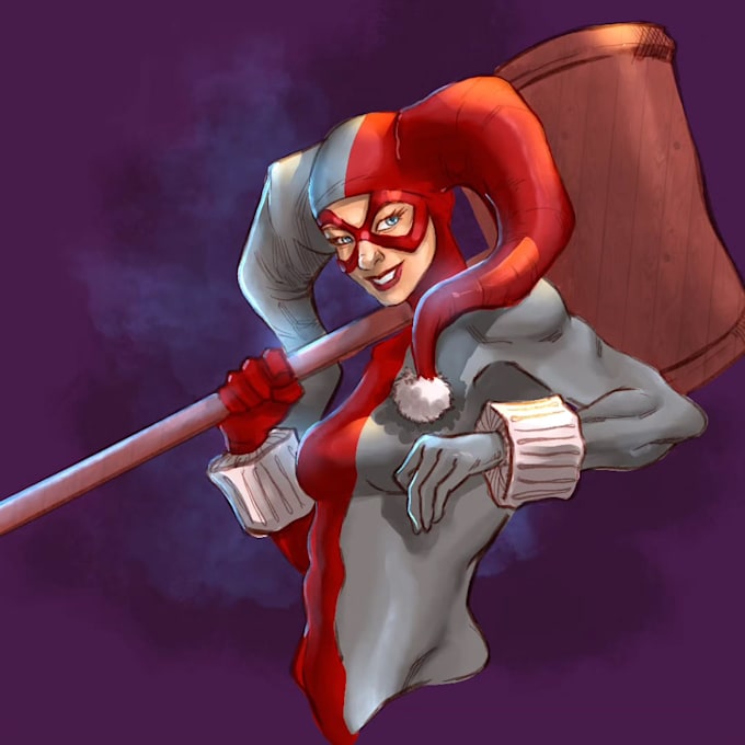 draw you superheroes and fantasy characters you need