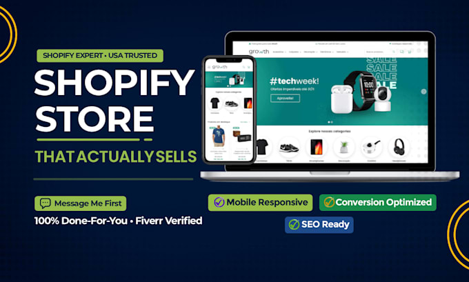 design and redesign your shopify website and shopify store setup