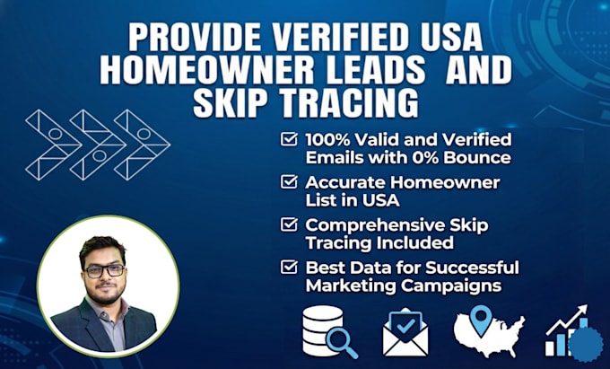 provide verified USA homeowner leads and skip tracing