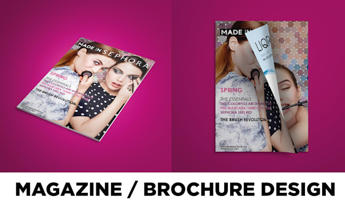 create unique magazine design, catalog, and booklet designs