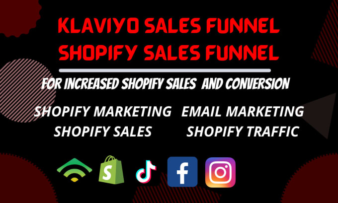 Hire a freelancer to build shopify sales funnel for massive traffic and sales