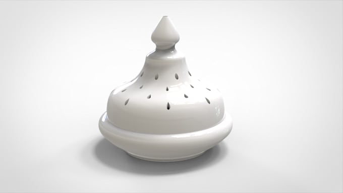 turn conceptual ceramic ideas into a realistic 3d model