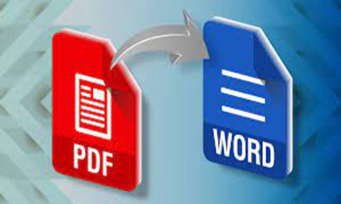 Convert pdf files or jpg to editable word, excel, powerpoint by Medhat