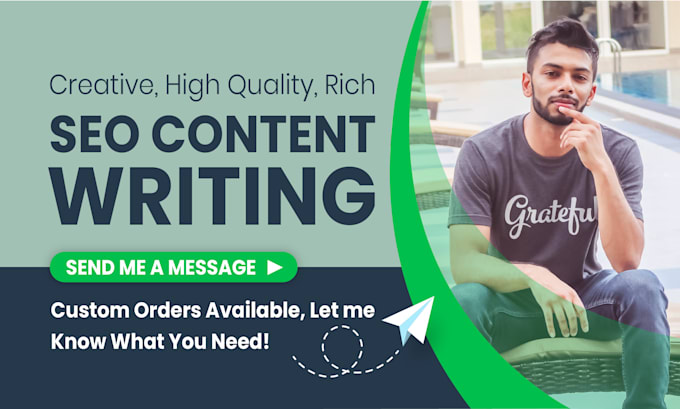 be your SEO article writer or blog content writer