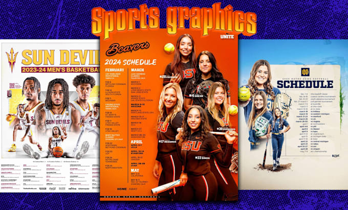 do modern sports match schedule, instagram poster