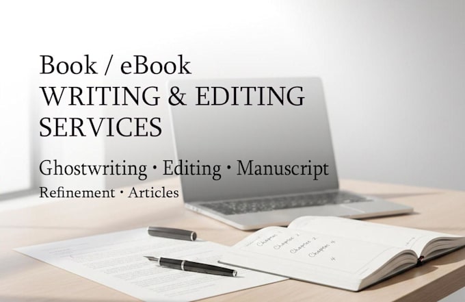 ghostwrite, edit and refine your nonfiction book or ebook
