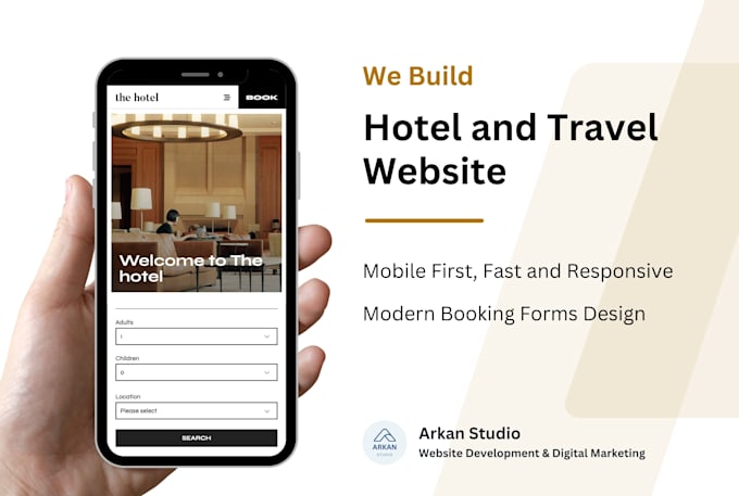 design a professional wordpress hotel and travel website