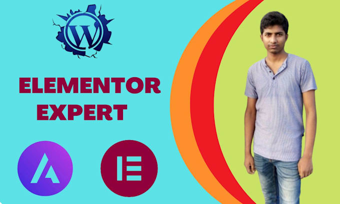 be your wordpress developer using elementor, astra