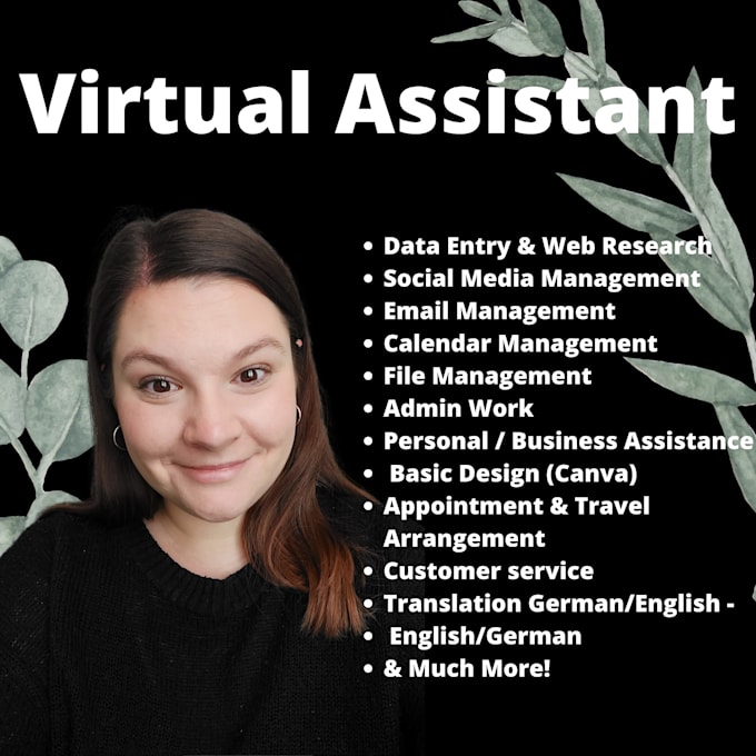 be your professional virtual assistant
