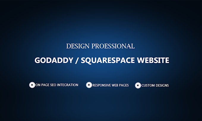 design or redesign godaddy website design
