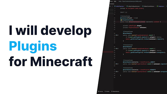 Code minecraft plugins for you by Rexlmanu | Fiverr