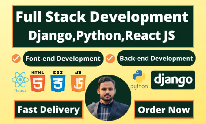 Do django, python, react js websites as a full stack developer by ...
