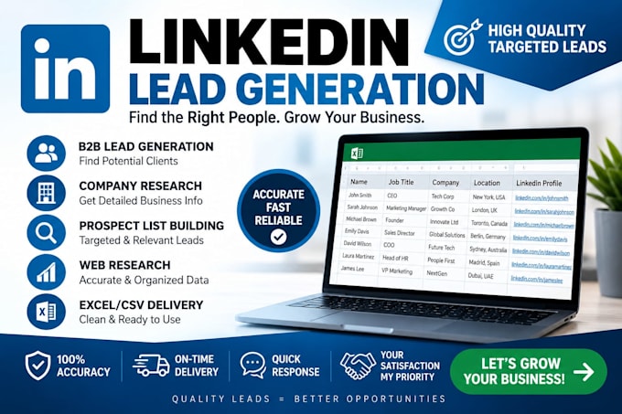 do linkedin lead generation and b2b