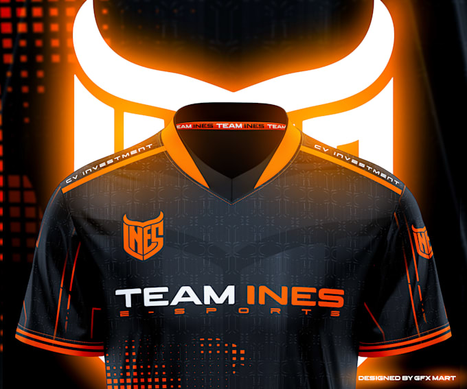 design the most unique sublimation esports gaming jersey