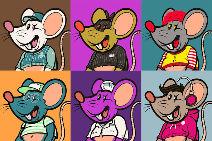 do custom any nft character in cartoon style, fanart, etc