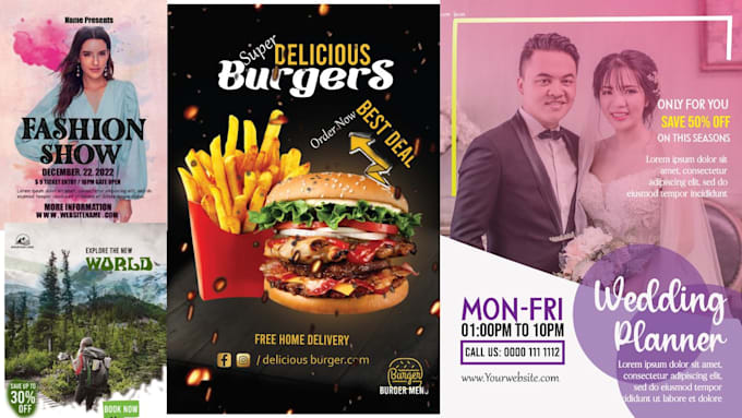 do trifold bifold brochure leaflet flyer catalog design