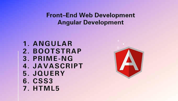 Be your frontend developer for angular framework by Umarmalik556 | Fiverr