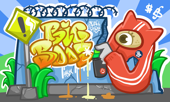 Create perfect graffiti design for your name, logo, etc by Kimzekia ...