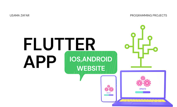 Do flutter app development and flutter ui using firebase by ...