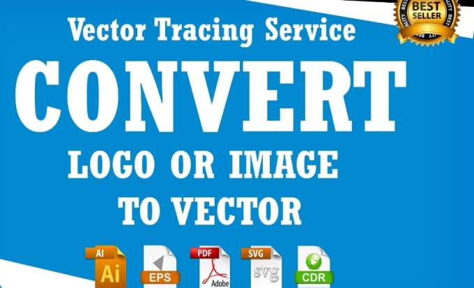Convert jpg image to vector trace, pdf, ai, png and word by