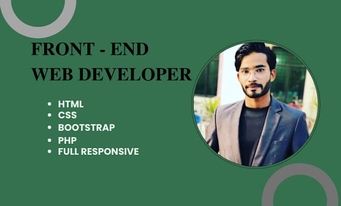 Be your front end web developer by Ibrar1247 | Fiverr