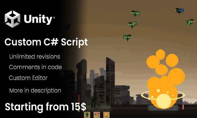 Code a unity script for your project by Dridiyassin | Fiverr