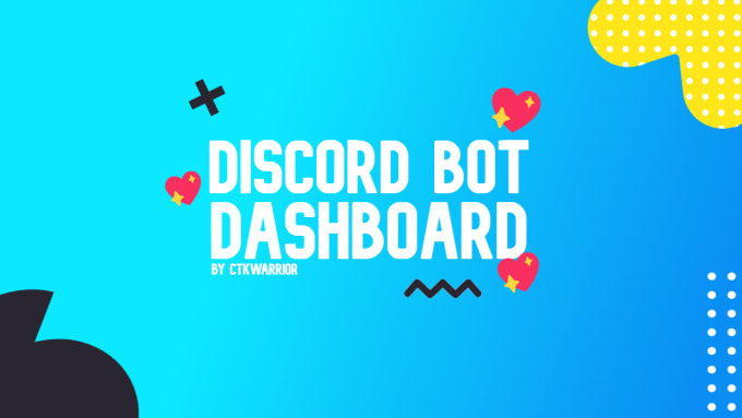 Create Discord Bot Dashboard By Ctksenpai Fiverr