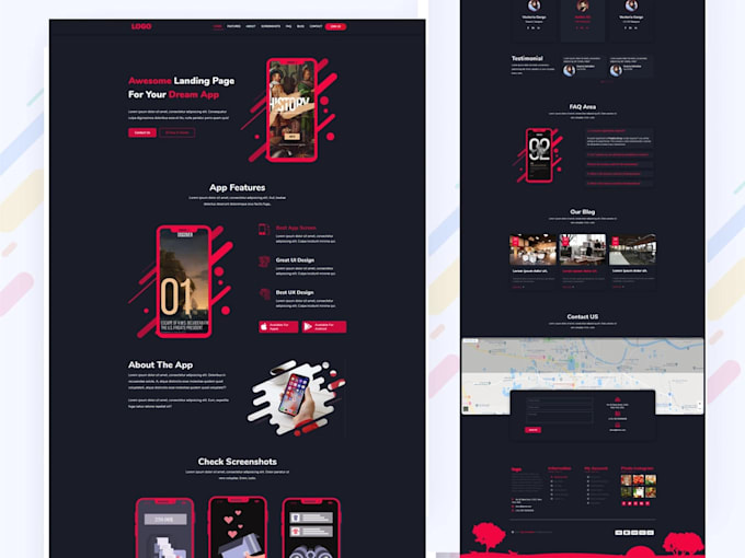convert PSD figma xd to html css bootstrap website