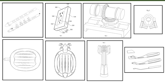 do excellent patent drawing of your product
