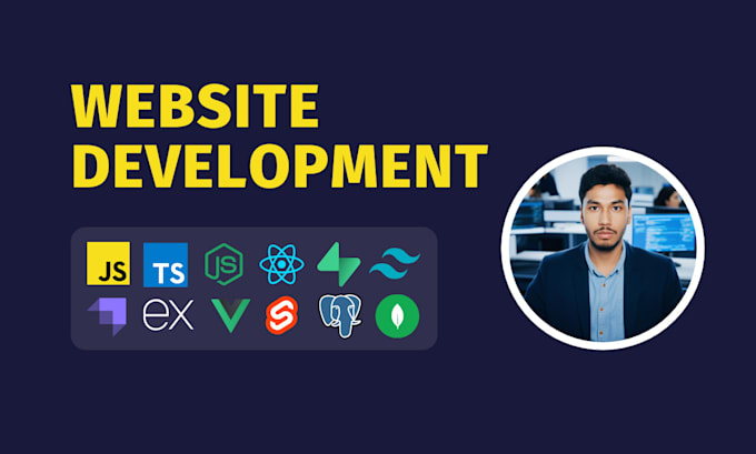 do custom website development as full stack web developer