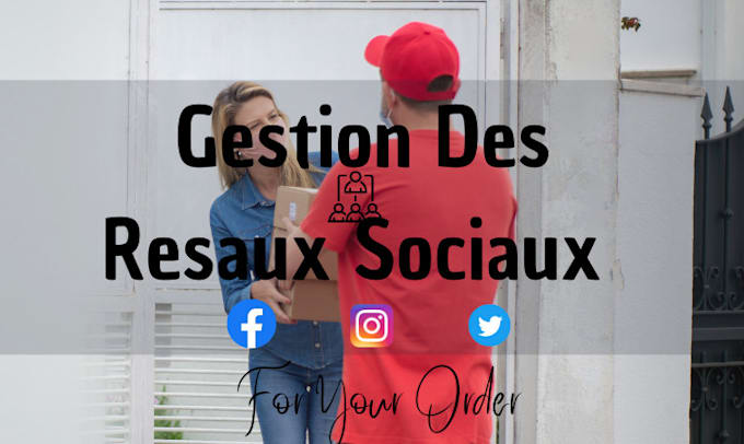 gestion des pages instagramme et facebook