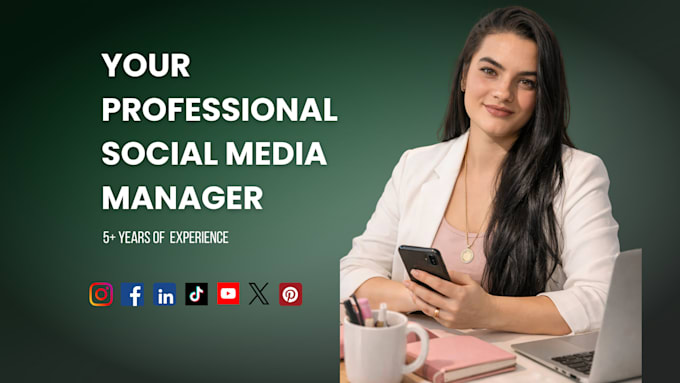 be your social media marketing manager and content creator