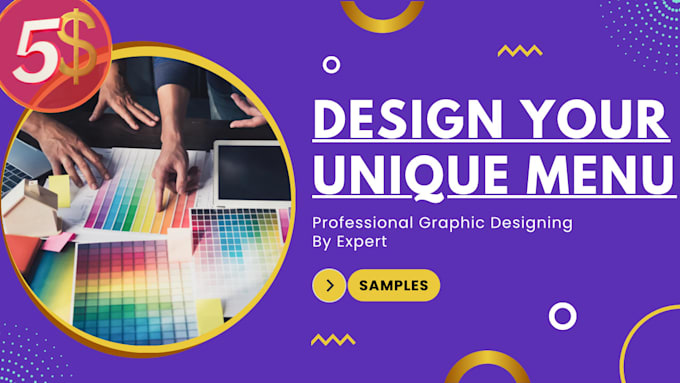 Design your unique menu by Johnpsln | Fiverr