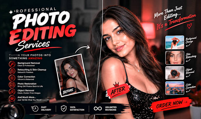 do any adobe photoshop picture editing