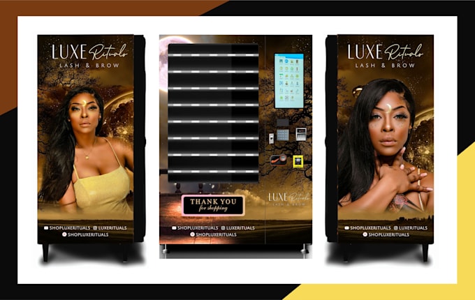 design any vending machine wrap