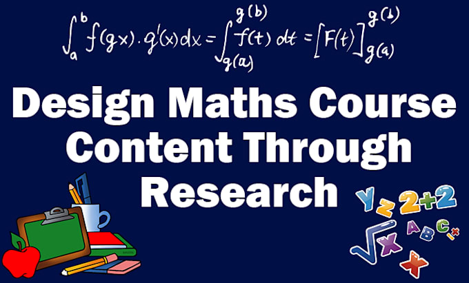 design math course content through research