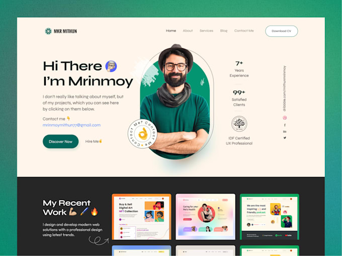 build personal portfolio or business website