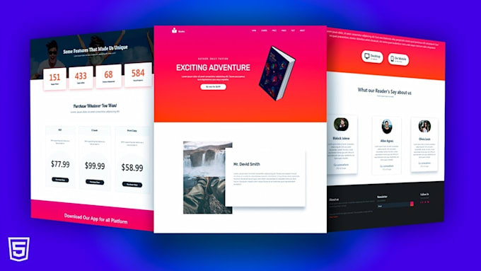 Develop your responsive website with bootstrap html and css by ...