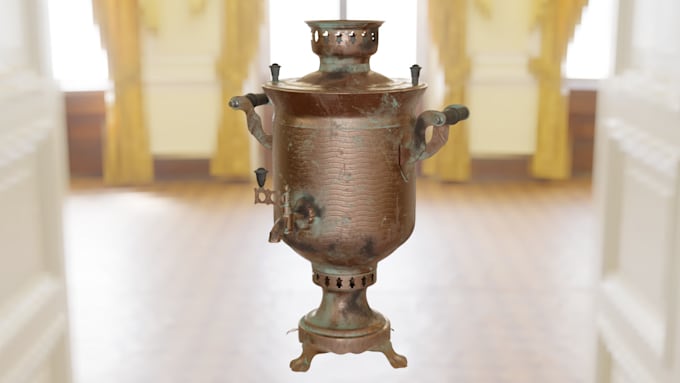 create professional hard surface 3d models and textures for games or renders