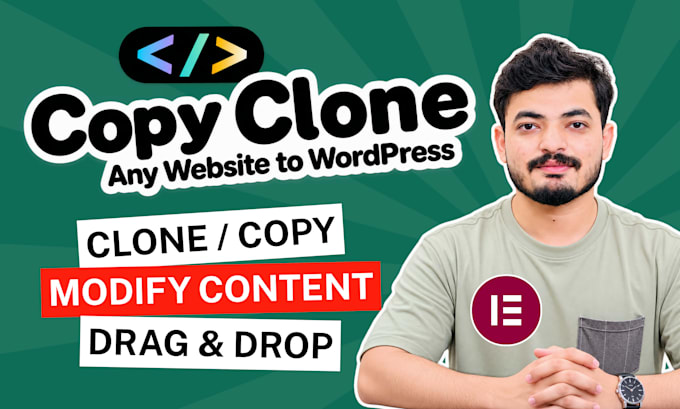 copy, clone duplicate website or replicate any website