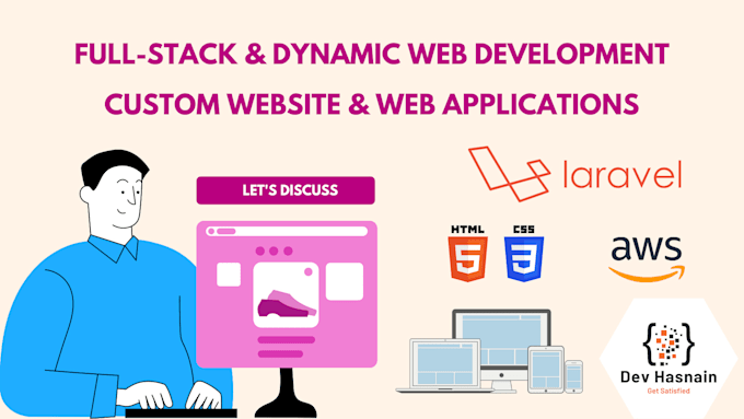 make web application in laravel