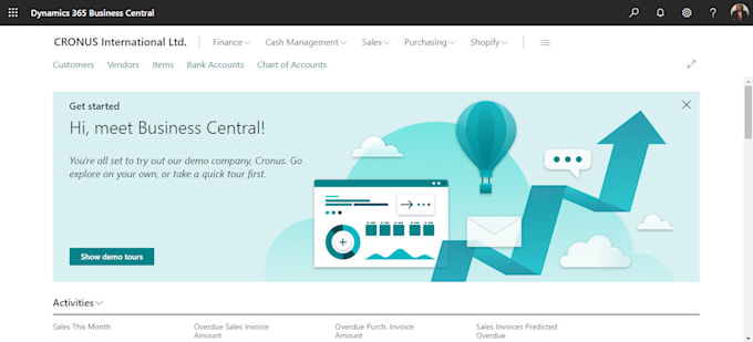 render support on microsoft dynamics business central