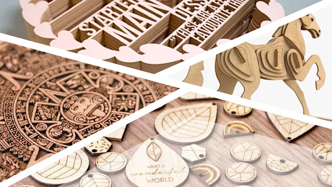 make your any design files into laser cutting,engraving and etching