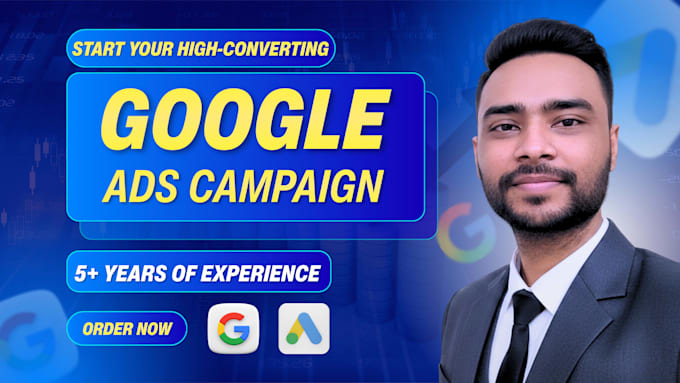 setup and manage google ads campaign, shopping ads, ppc search ads, pmax ads